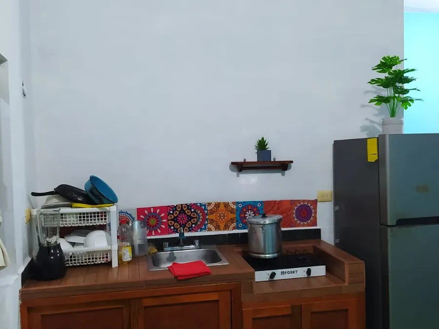 Área de cocina de Casa Mandala