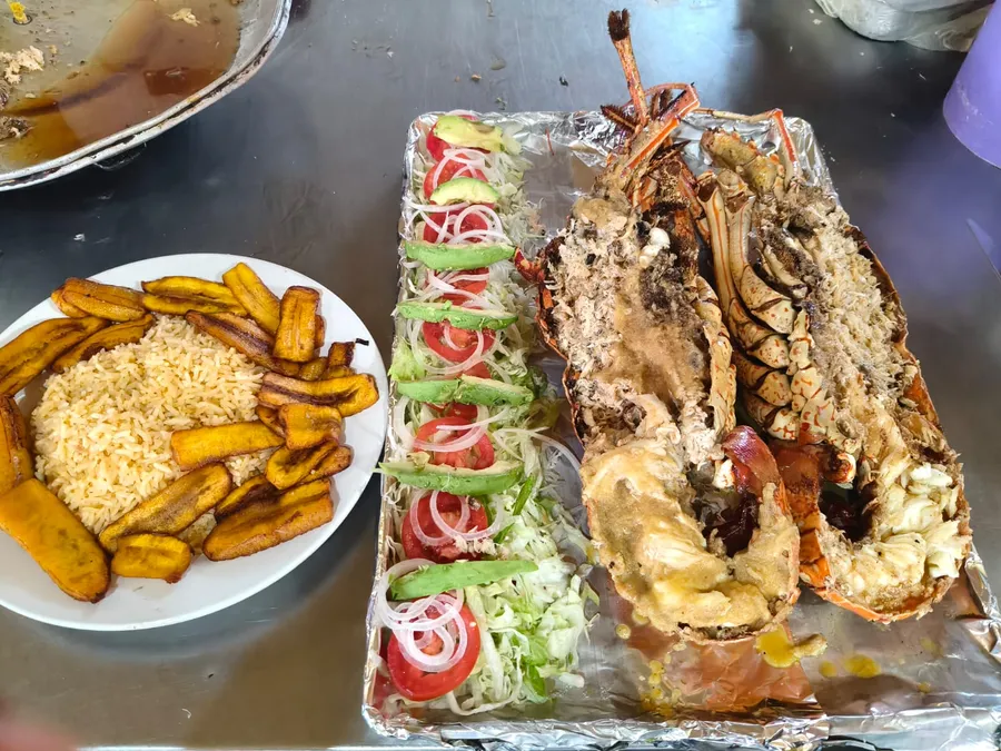 Langosta a la plancha con ensalada de Restaurant Panchita